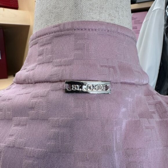 St. John Pink Printed Size P Jacket - Picture 5 of 7